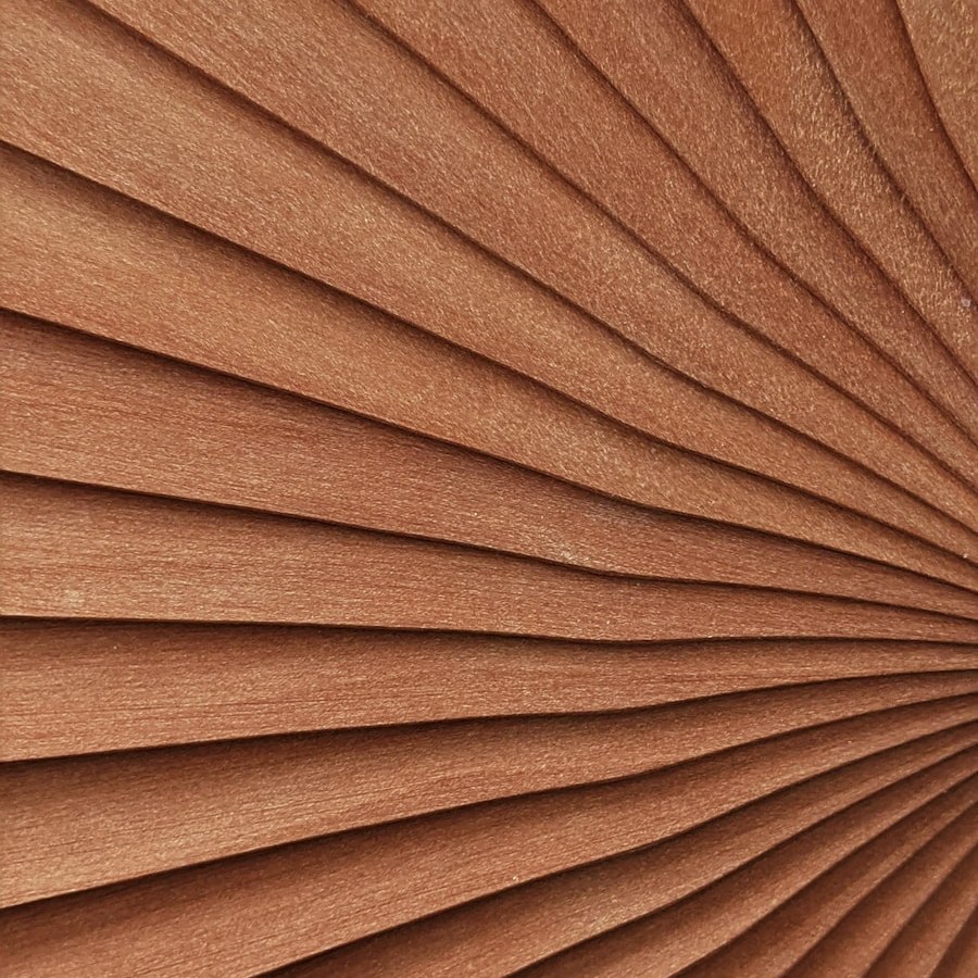 Fluted oak relief